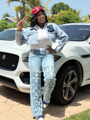 Ruth DENIM diamond Jeans