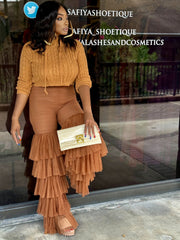 Tulle sexy bell bottoms-Taba