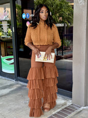 Tulle sexy bell bottoms-Taba