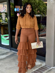 Tulle sexy bell bottoms-Taba