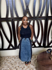 Denim me Midi Skirt
