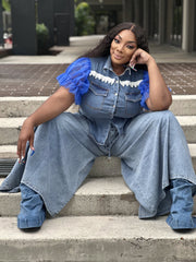 ACT BAD denim wide legs