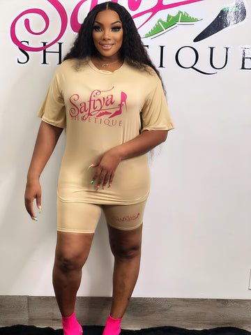 NUDE SAFIYA MATCHING set