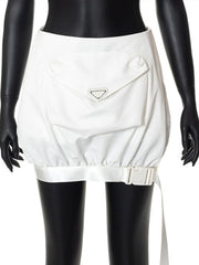 BUCKLED IN BABY MINI SKIRT