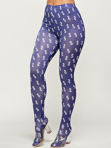 Hustle money leggings