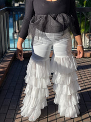 Tulle sexy bell bottoms