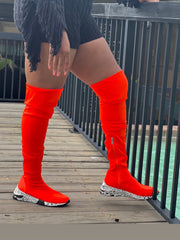 The It Girl Thigh High Sneaker Boots