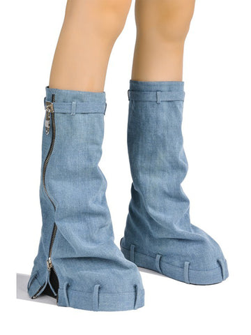 DENIM IN LOVE BOOTS