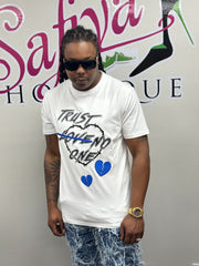 Trust not a soul graphic tee