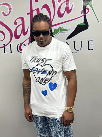 Trust not a soul graphic tee