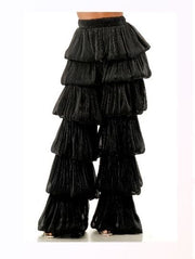 “Midnight Layers” Ruffle Palazzo Pants