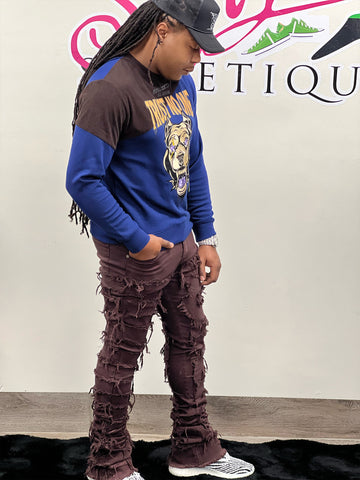 "Onyx" Stacked Denim