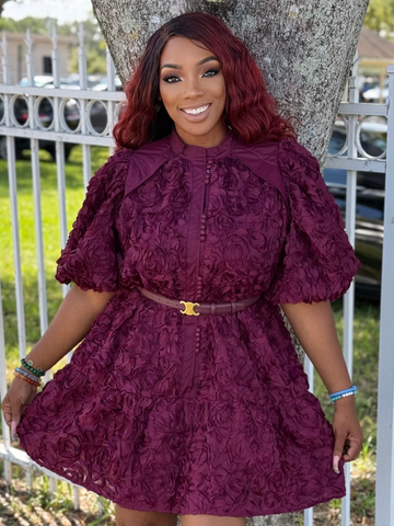 "Esther’s Royal Bloom" DRESS