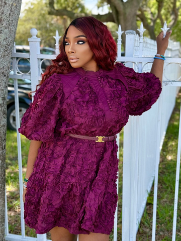 "Esther’s Royal Bloom" DRESS