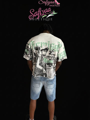 Distressed Street Denim Shorts