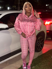 Pink Luxe Monogram set