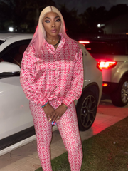 Pink Luxe Monogram set