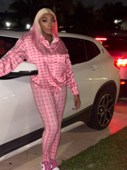 Pink Luxe Monogram set