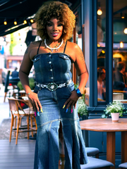 ROSA CARTER Denim dress