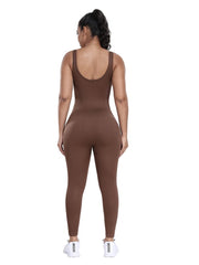 Gracie Seamless ribbed tank jumpsuit