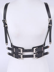 white suspender belt