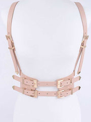 white suspender belt