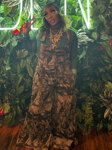 Couture Camo Wide-Legs