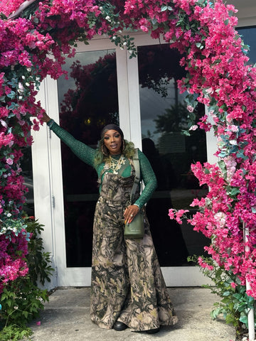 Couture Camo Wide-Legs