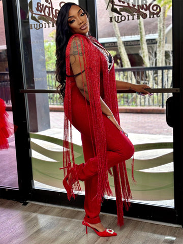 NICKI ON THE FRINGE jumpsuit