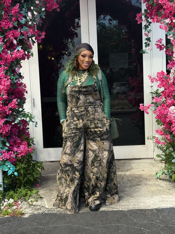 Couture Camo Wide-Legs