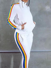 Rumi Casual Athleisure Jacket &amp; Jogger Outfit