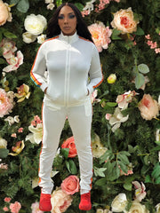 Rumi Casual Athleisure Jacket &amp; Jogger Outfit