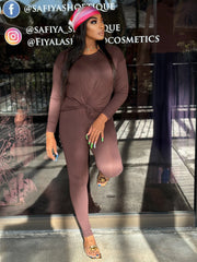 MOYRA "chocolate" LEGGING SET