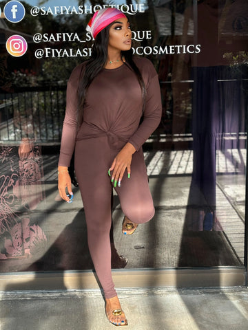 MOYRA "chocolate" LEGGING SET