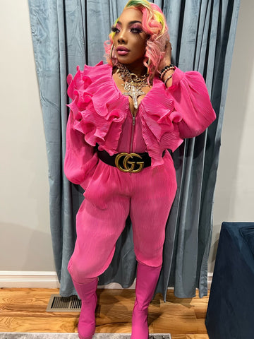 pinkd in fashion jumpsuit
