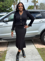 JEMIMA knit skirt set