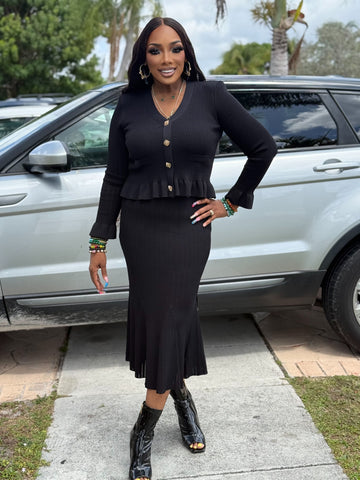 JEMIMA knit skirt set