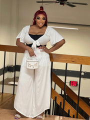 SEASON TO white 2 piece set