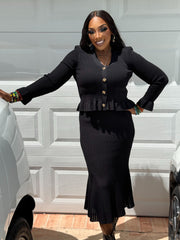 JEMIMA knit skirt set