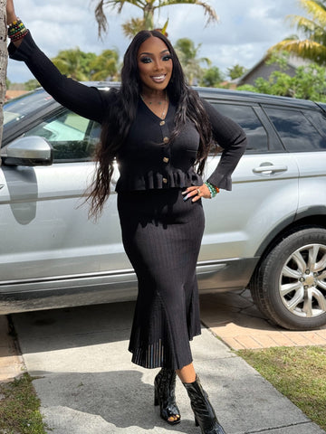 JEMIMA knit skirt set