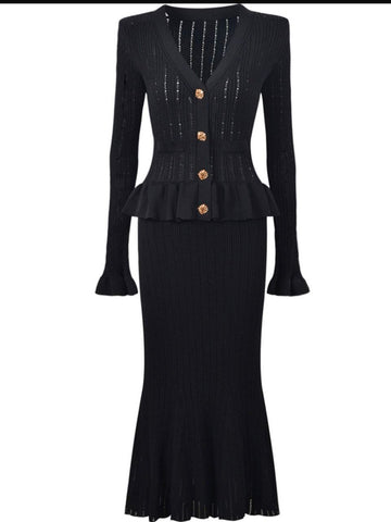 JEMIMA knit skirt set