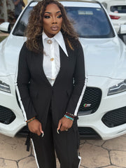 ERIKA Allstar Blazer set-Black