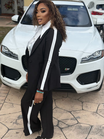 ERIKA Allstar Blazer set-Black