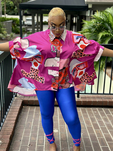 Barbie Don Oversized Top