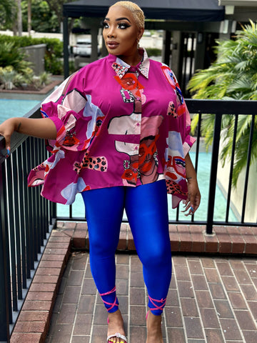 Barbie Don Oversized Top