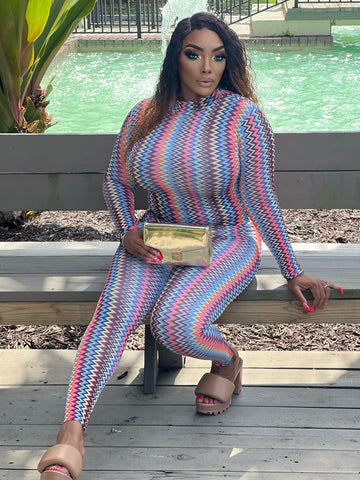 WOMEN RUN THE WORLD 2 PIECE SET