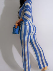 Rise And Toast Crochet 2 Piece Set