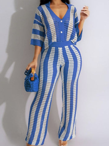 Rise And Toast Crochet 2 Piece Set