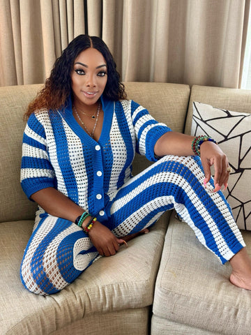 Rise And Toast Crochet 2 Piece Set