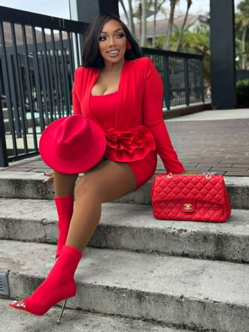 NICOLE flowered dress